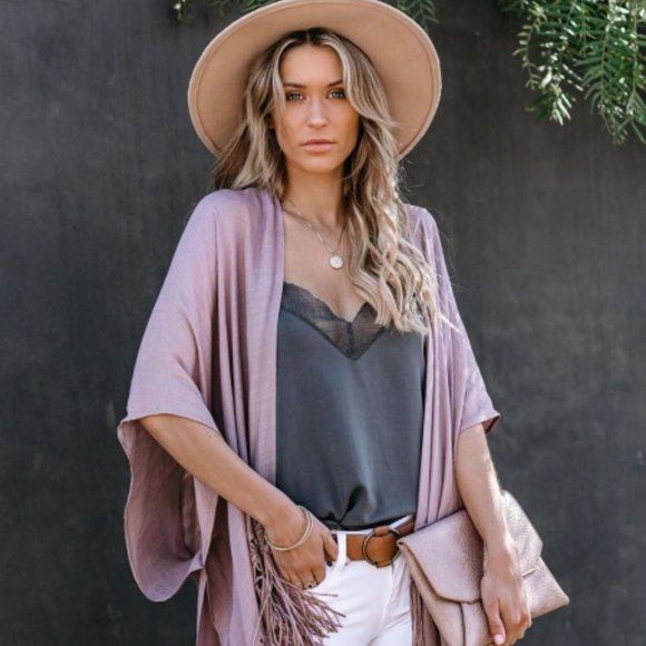 Tassel Me Softly Kimono - Picture 3 of 5